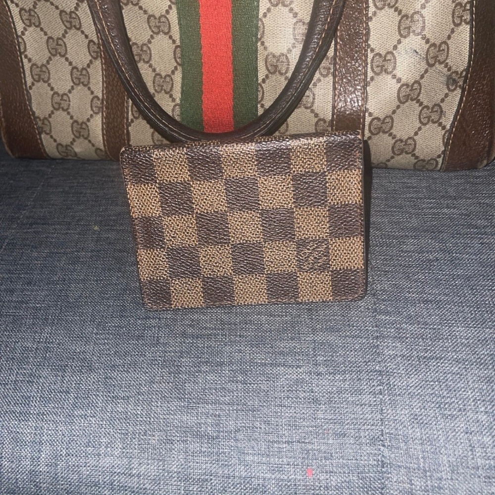 Vintage Louis Vuitton DAMIER ebene ID wallet